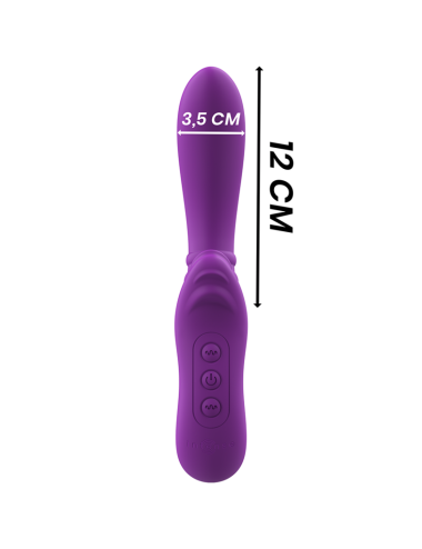 INTENSE - HARRY VIBRATOR FLEXIBLE WITH PURPLE TONGUE