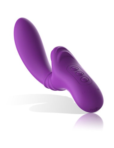 INTENSE - HARRY VIBRATOR FLEXIBLE WITH PURPLE TONGUE