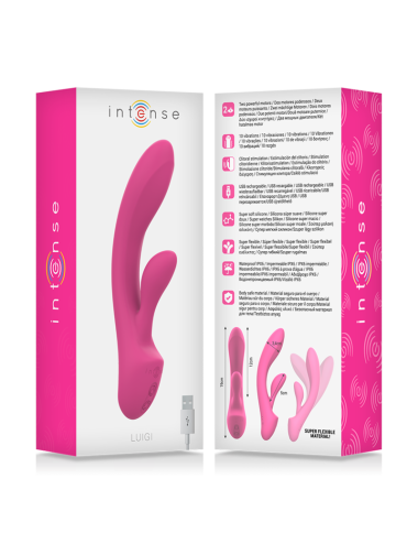 INTENSE - LUIGI VIBRATOR RABBIT SILICONE PINK