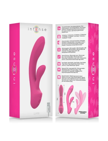 INTENSE - LUIGI VIBRATOR RABBIT SILICONE PINK