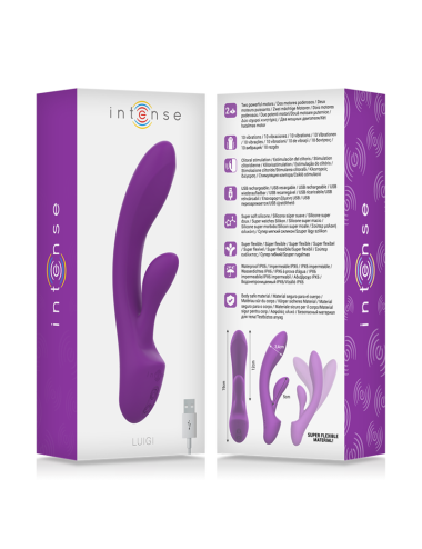 INTENSE - LUIGI VIBRATOR RABBIT SILICONE PURPLE