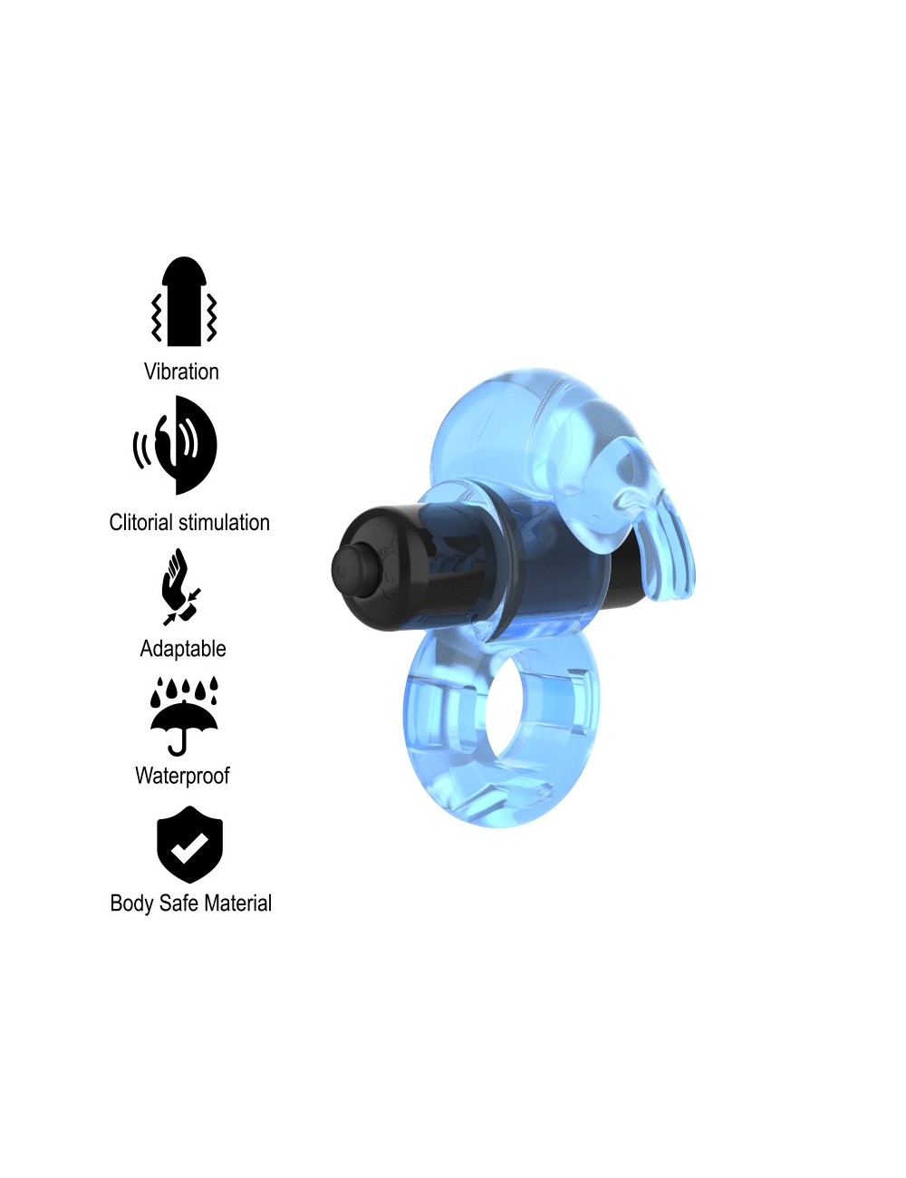 INTENSE - FRY BLUE VIBRATING RING INTENSE - FRY BLUE VIBRATING RING