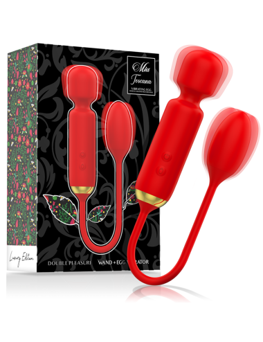 MIA - TOSCANA DOUBLE PLEASURE WAND + VIBRATING EGG