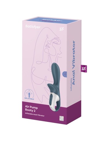 SATISFYER - AIR PUMP BOOTY 2 DARK GREY