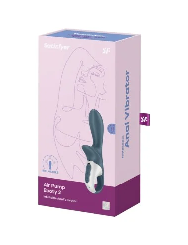 SATISFYER - AIR PUMP BOOTY 2 DARK GREY