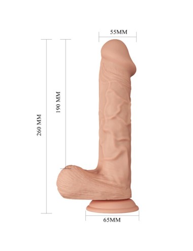 BEAUTIFUL ENCOUNTER BERGRISI REALISTIC AND FLEXIBLE DILDO 26 CM - FLESH