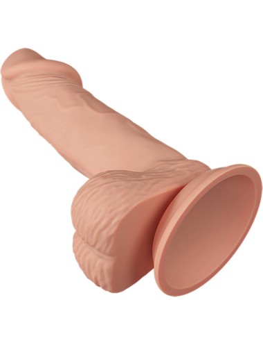 BEAUTIFUL ENCOUNTER ZEBULON REALISTIC AND FLEXIBLE DILDO 19,4 CM - FLESH