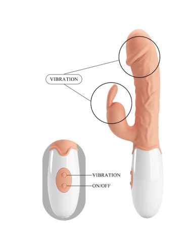PRETTY LOVE - EASTER BUNNY VIBRATOR WITH STIMULATOR