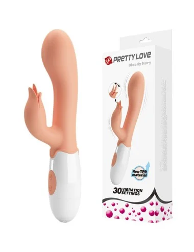 PRETTY LOVE - BLOODY MARY VIBRATOR WITH STIMULATOR