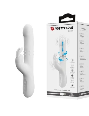 PRETTY LOVE - REESE ROTATING VIBRATOR SILVER