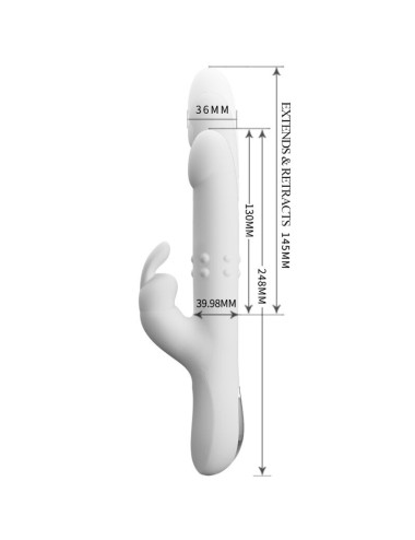PRETTY LOVE - REESE ROTATING VIBRATOR SILVER