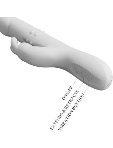 PRETTY LOVE - REESE ROTATING VIBRATOR SILVER