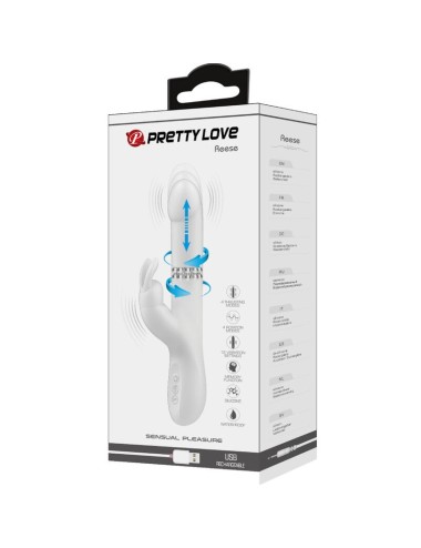 PRETTY LOVE - REESE ROTATING VIBRATOR SILVER