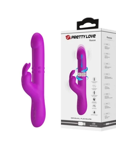 PRETTY LOVE - REESE ROTATING VIBRATOR PURPLE