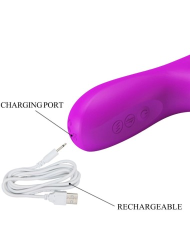 PRETTY LOVE - REESE ROTATING VIBRATOR PURPLE