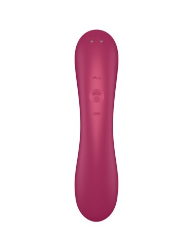 SATISFYER - CURVE TRINITY 1 AIR PULSE VIBRATION RED