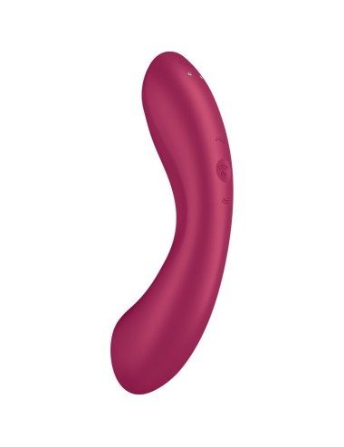 SATISFYER - CURVE TRINITY 1 AIR PULSE VIBRATION RED