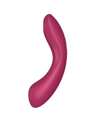 SATISFYER - CURVE TRINITY 1 AIR PULSE VIBRATION RED