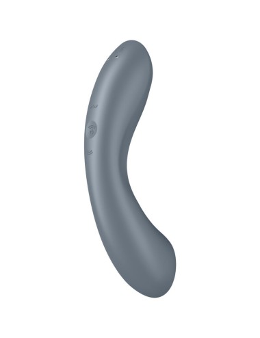 SATISFYER - CURVE TRINITY 1 AIR PULSE VIBRATION GREY