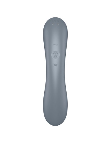SATISFYER - CURVE TRINITY 1 AIR PULSE VIBRATION GREY