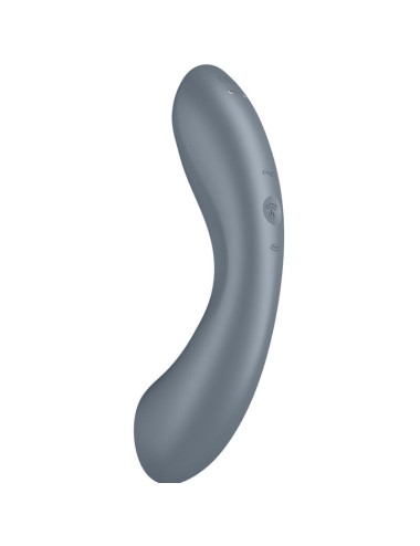 SATISFYER - CURVE TRINITY 1 AIR PULSE VIBRATION GREY