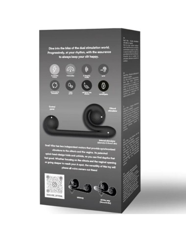 SNAIL VIBE MULTIACTION VIBRATOR BLACK