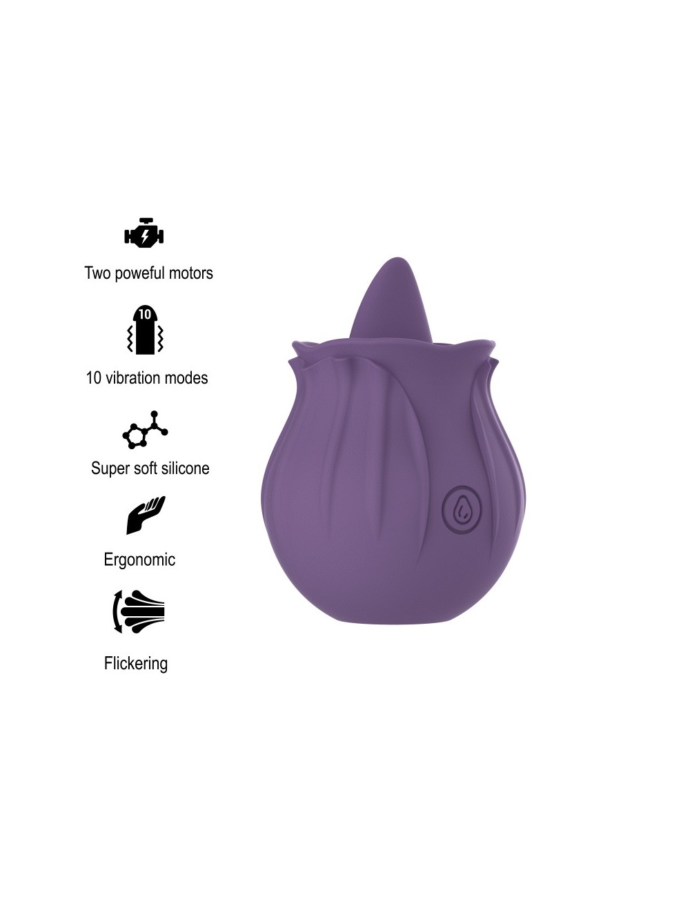 INTENSE - VIOLET CL TORIS STIMULATOR 10 VIBRATIONS LILAC INTENSE - VIOLET CL TORIS STIMULATOR 10 VIBRATIONS LILAC