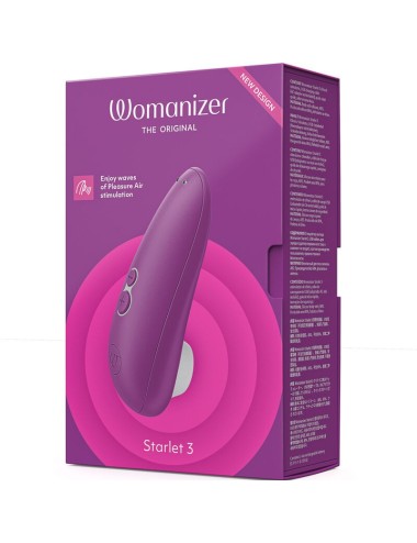 WOMANIZER - STARLET 3 CLITORAL STIMULATOR VIOLET