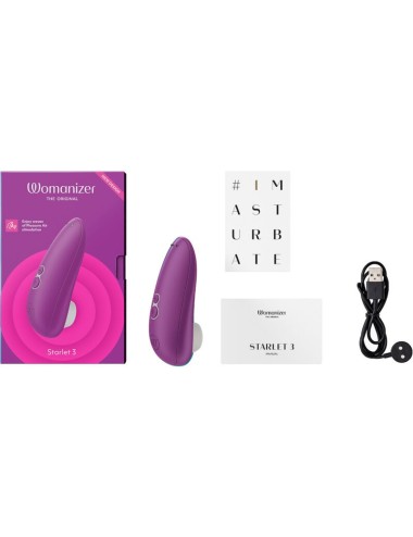 WOMANIZER - STARLET 3 CLITORAL STIMULATOR VIOLET