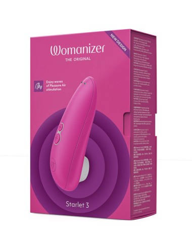 WOMANIZER - STARLET 3 CLITORAL STIMULATOR PINK
