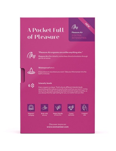 WOMANIZER - STARLET 3 CLITORAL STIMULATOR PINK