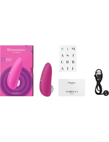 WOMANIZER - STARLET 3 CLITORAL STIMULATOR PINK