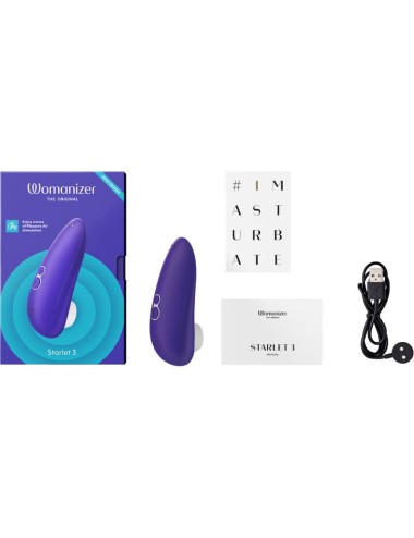 WOMANIZER - STARLET 3 CLITORAL STIMULATOR INDIGO