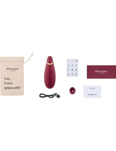 WOMANIZER - PREMIUM 2 CLITORAL STIMULATOR BORDEAUX