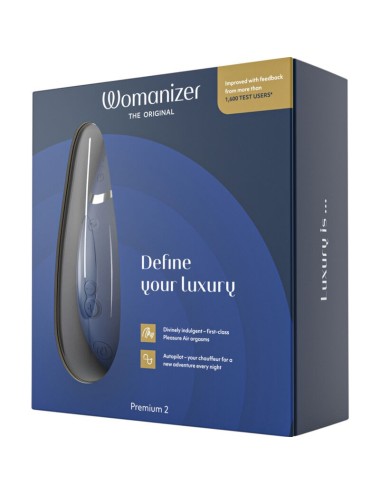 WOMANIZER - PREMIUM 2 CLITORAL STIMULATOR BLUEBERRY