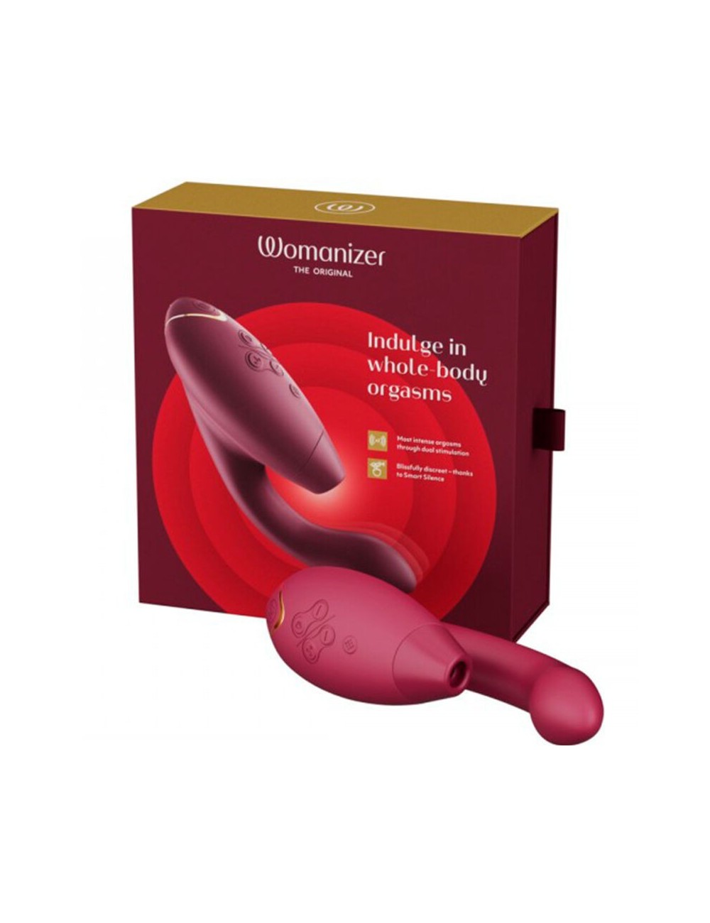 WOMANIZER - DUO 2 STIMULATOR BORDEAUX