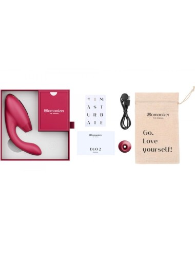 WOMANIZER - DUO 2 STIMULATOR BORDEAUX