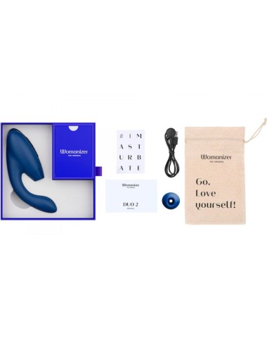 WOMANIZER - DUO 2 STIMULATOR BLUE