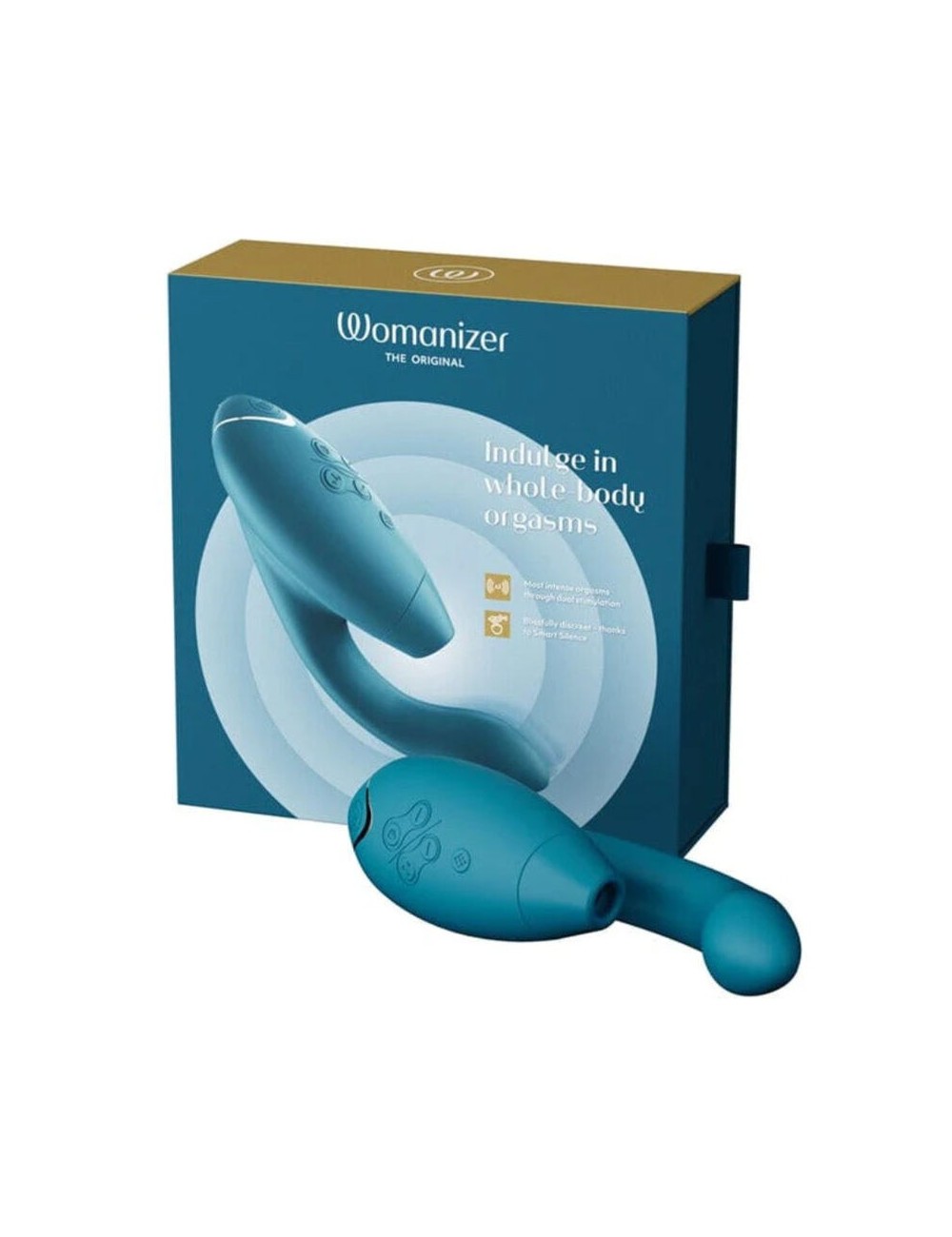 WOMANIZER - DUO 2 STIMULATOR BLUE PETROL