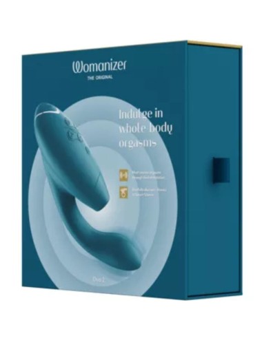 WOMANIZER - DUO 2 STIMULATOR BLUE PETROL