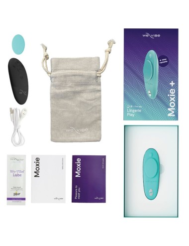 WE-VIBE - MOXIE + CLITORAL VIBRATOR AQUA