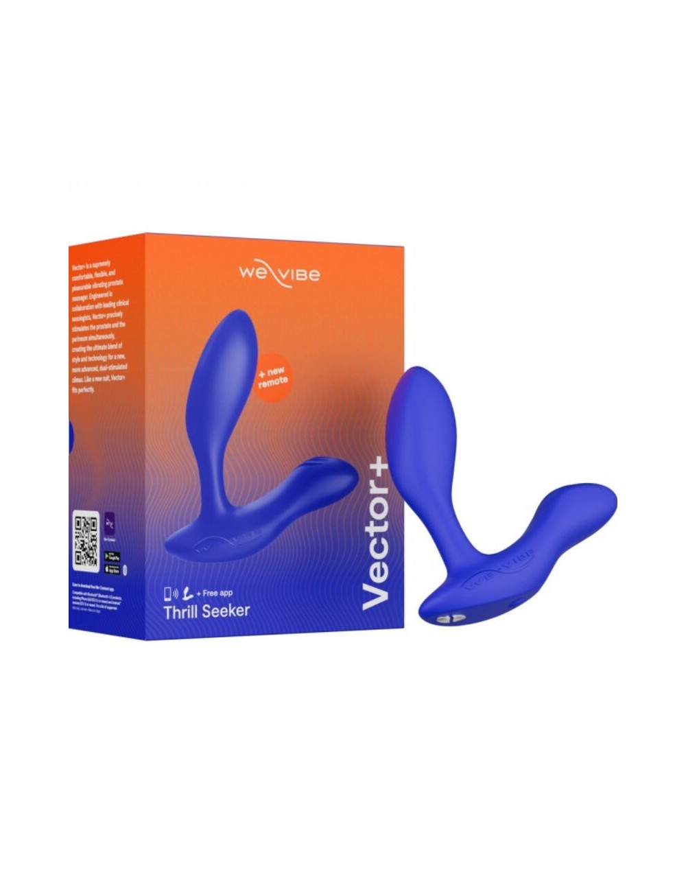 WE-VIBE - VECTOR+ VIBRATING PROSTATE MASSAGER ROYAL BLUE WE-VIBE - VECTOR+ VIBRATING PROSTATE MASSAGER ROYAL BLUE