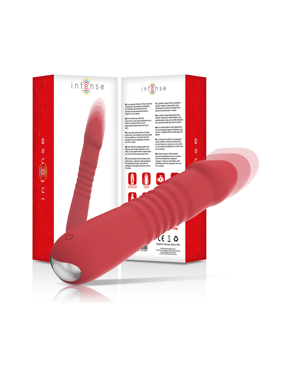 INTENSE - JUNE UP & DOWN 10 VIBRATIONS RED INTENSE - JUNE UP & DOWN 10 VIBRATIONS RED