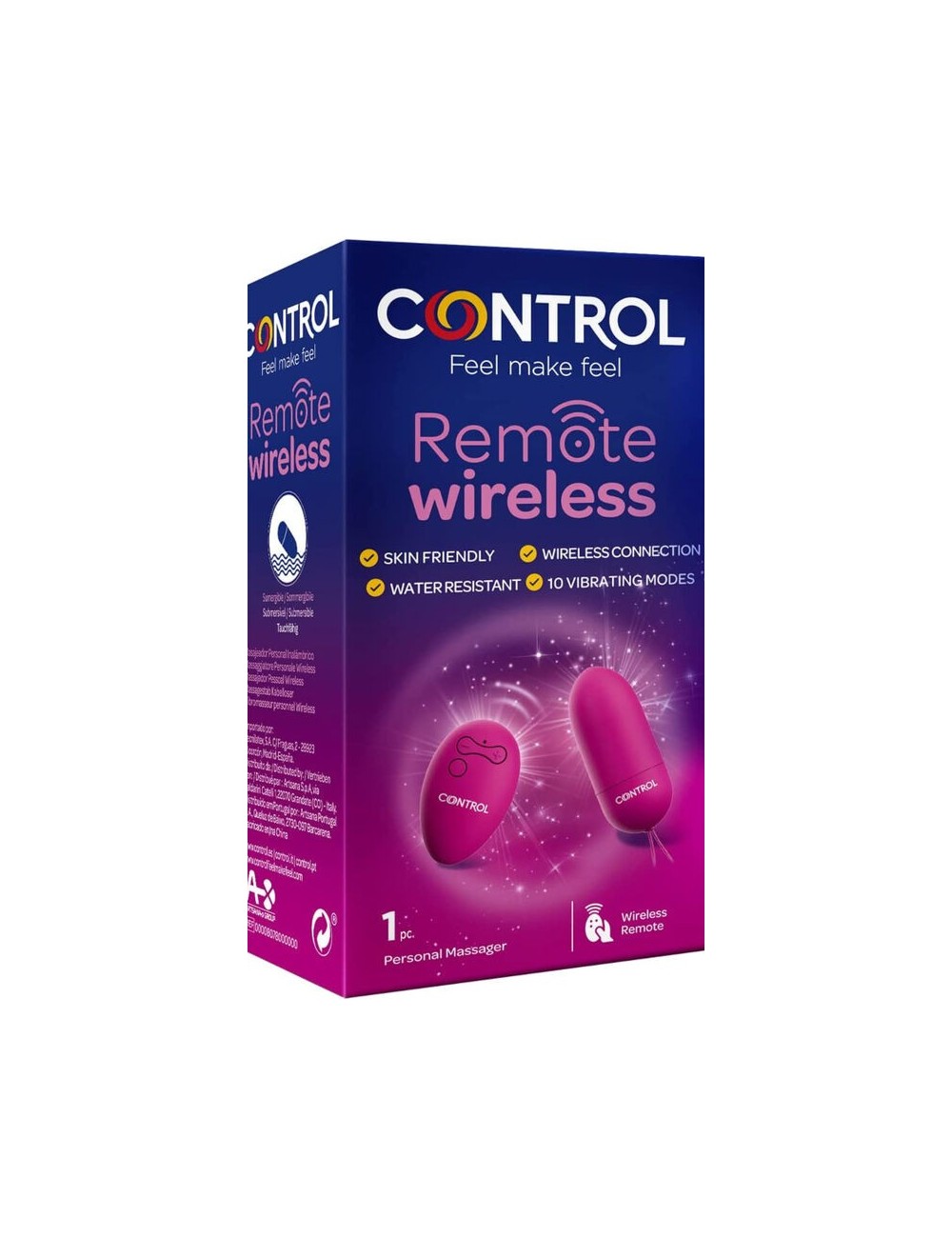 CONTROL - REMOTE WIRELESS PERSONAL MASSAGER CONTROL - REMOTE WIRELESS PERSONAL MASSAGER
