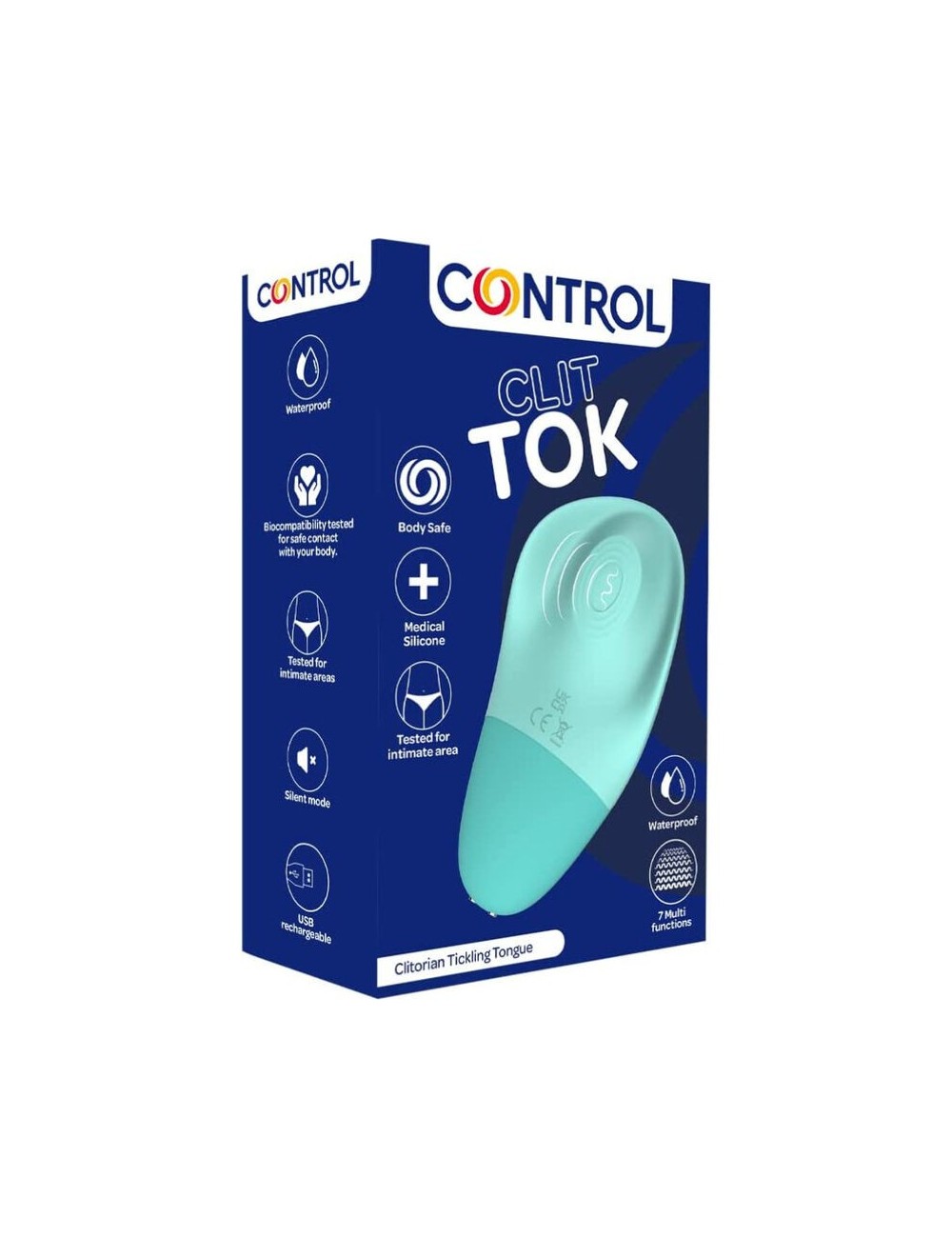 CONTROL - CLIT TOK RECHARGEABLE CL TORIS STIMULATOR TONGUE
