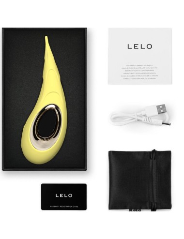 LELO DOT CRUISE CLITORAL STIMULATOR LEMON SORBET
