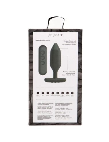 JE JOUE - ONYX ANAL PLUG VIBRATING BLACK