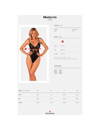 OBSESSIVE - MADERRIS TEDDY XS/S