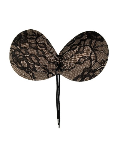 BYE-BRA - BRA ADHESIVE INTERLACED & EMBROIDERY CUP D