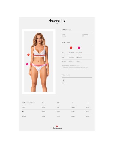 OBSESSIVE - HEAVENLLY SET 2 PIECES XL/XXL